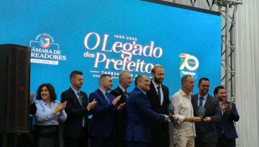 Vereadores de Ibia participam de evento em homenagem a ex-prefeitos de Tapejara